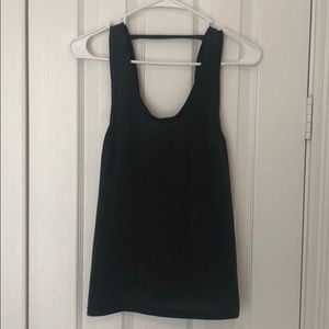 Open back Lululemon tank top